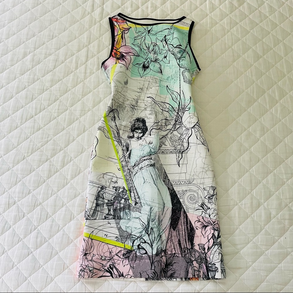 Clover Canyon Floral Line Drawing Dress View 3